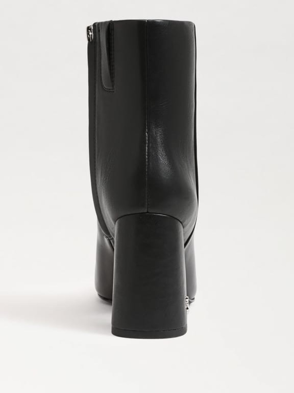 NEW SAM EDELMAN SIGNATURE COLLECTION DONNA BLACK LEATHER BOOTIES 8 - Picture 5 of 13